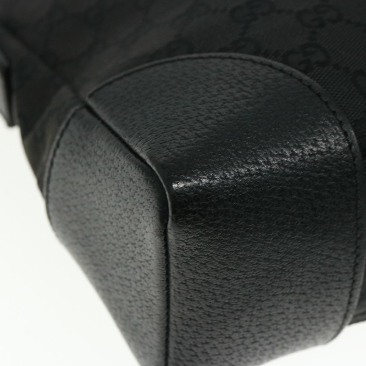 GUCCI GG Canvas Shoulder Bag Canvas Black 114273 ep4567