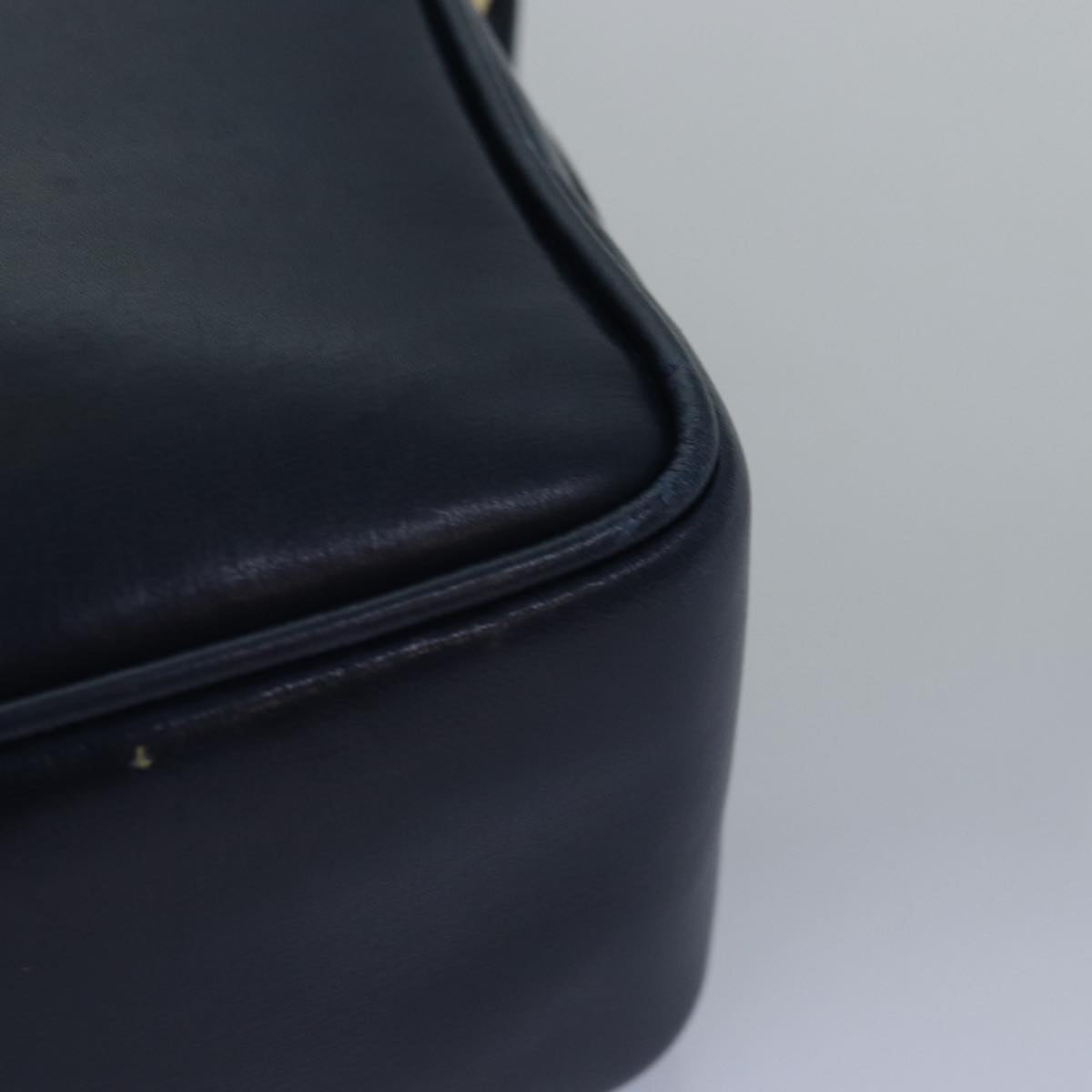 GUCCI Sherry Line Shoulder Bag Leather Navy 001 23 0942 ep4572