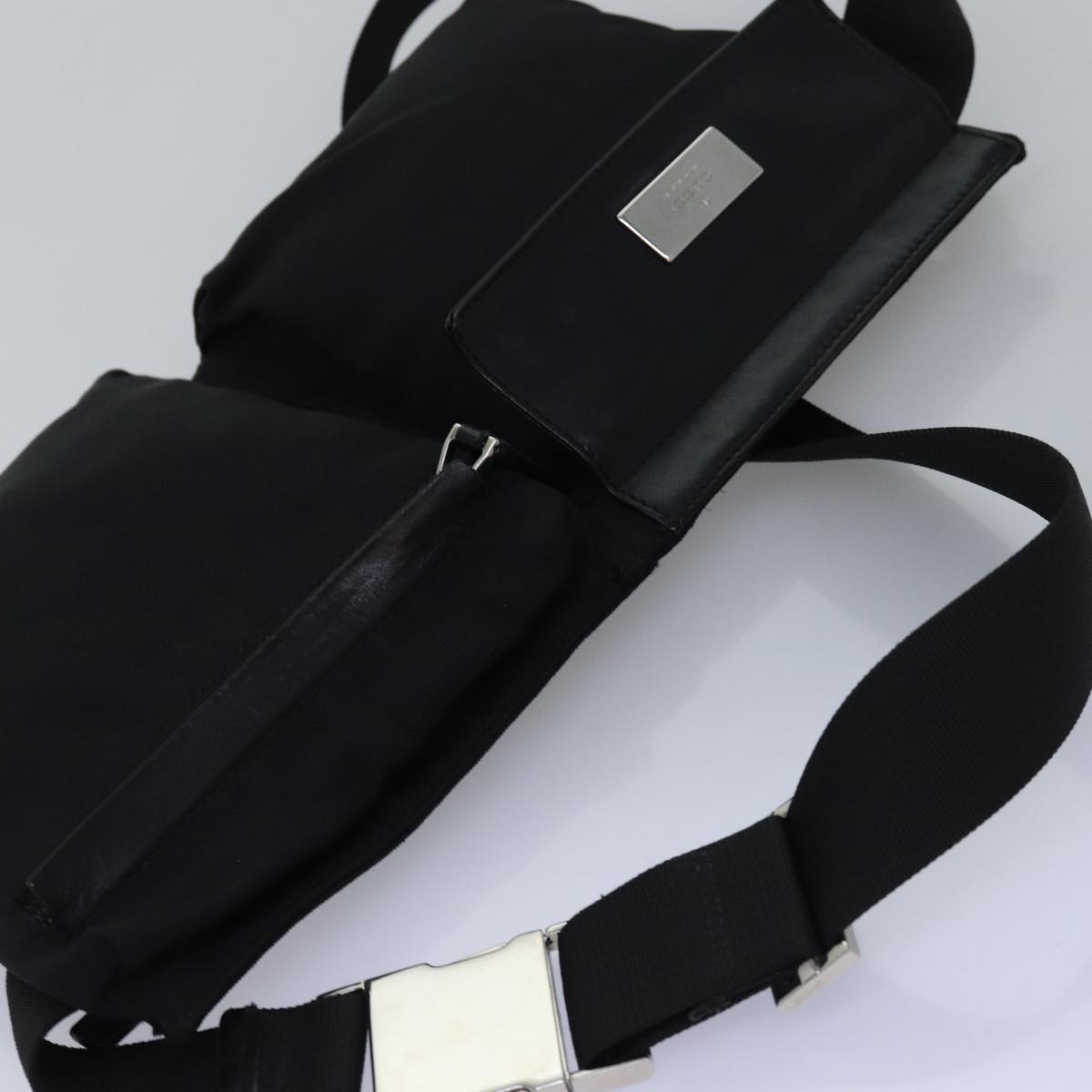 GUCCI Waist bag Nylon Black 018 1621 ep4577