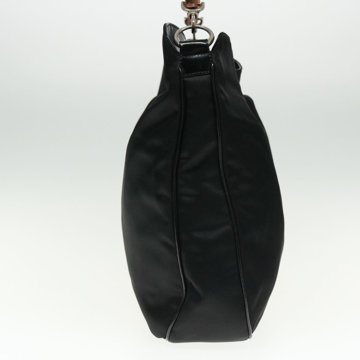 GUCCI Bamboo Shoulder Bag Nylon Black 001 1781 1577 5 ep4616