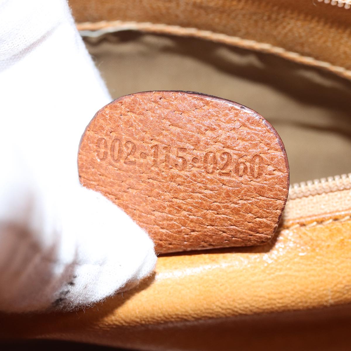 GUCCI Bamboo Hand Bag Leather Brown 002 115 0260 ep4620