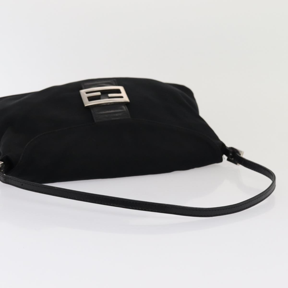 FENDI Shoulder Bag Nylon Black ep4648