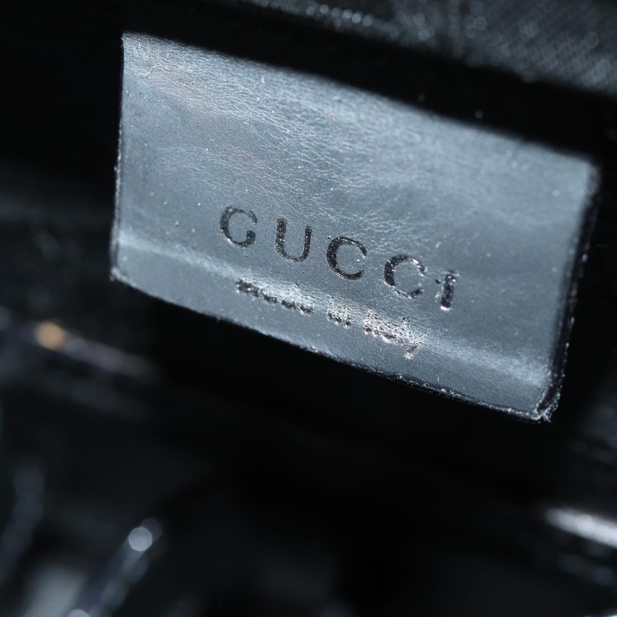 GUCCI GG Canvas Vanity Case Hand Bag Black ep4649
