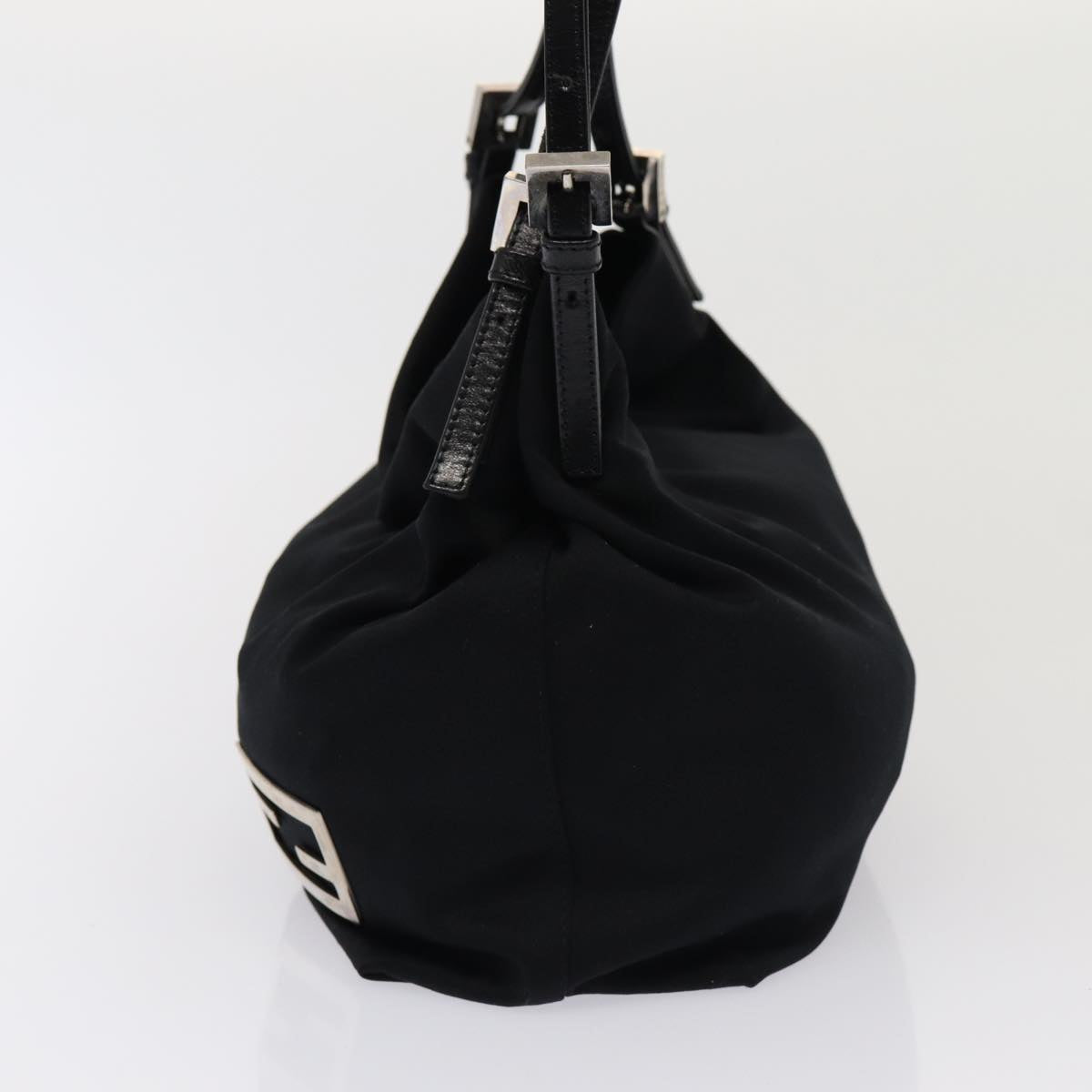 FENDI Shoulder Bag Nylon Black ep4657