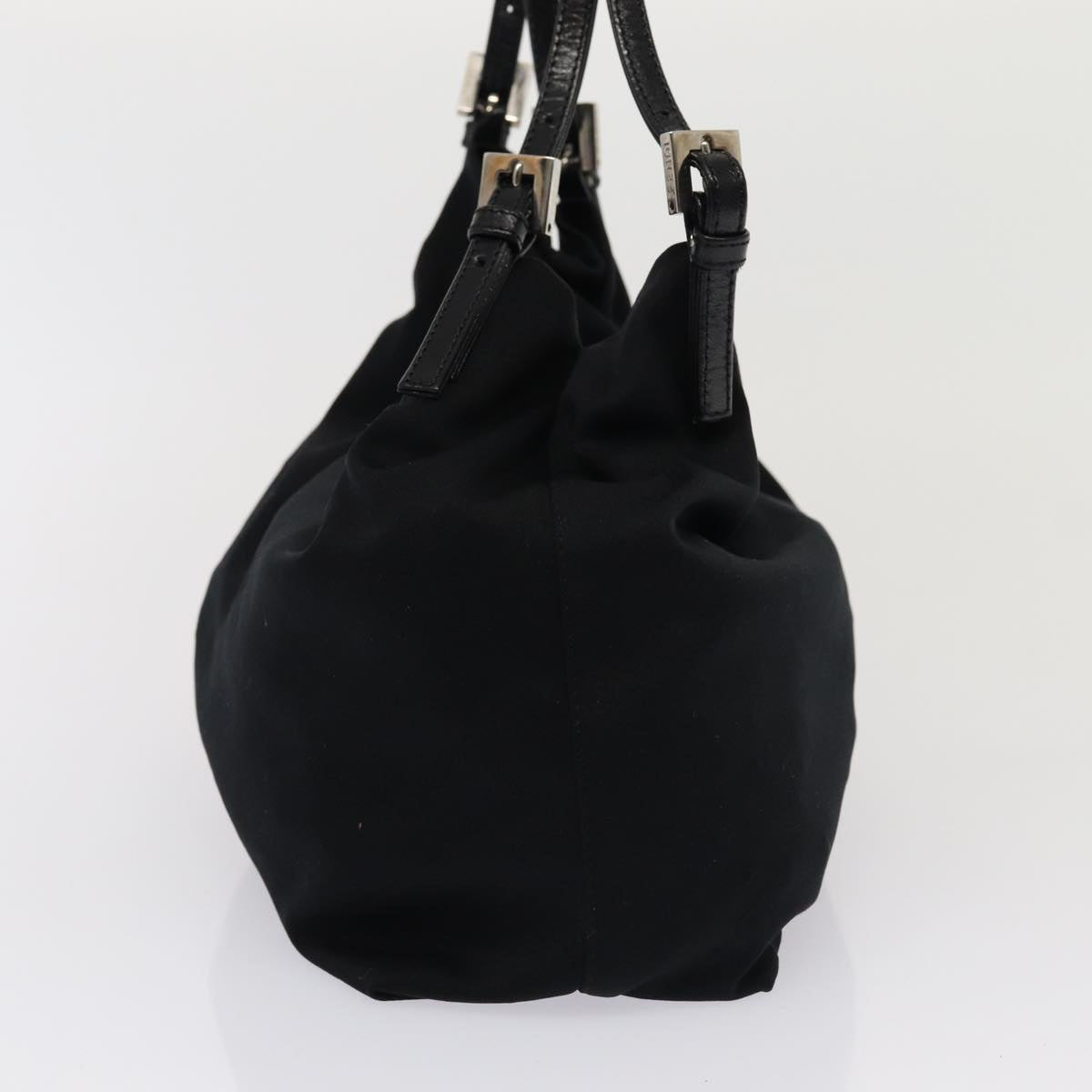 FENDI Shoulder Bag Nylon Black ep4657