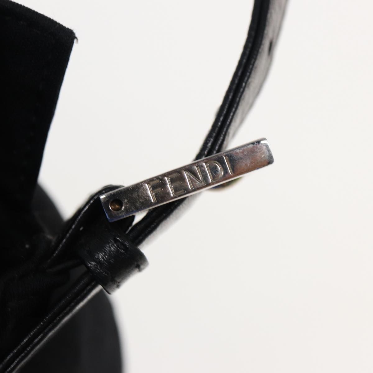 FENDI Shoulder Bag Nylon Black ep4669