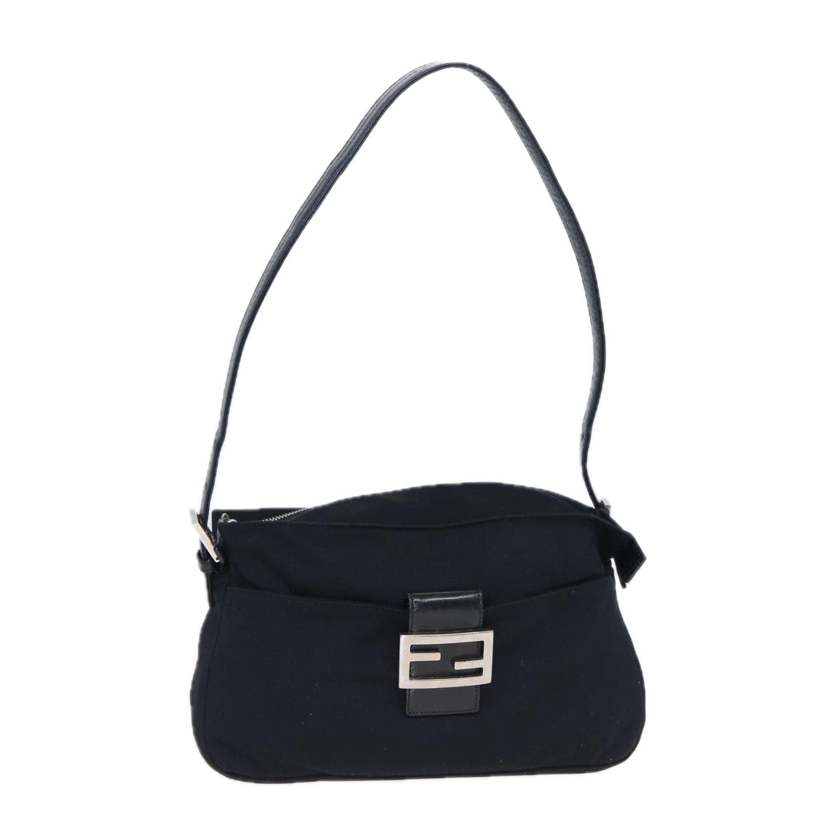 FENDI Shoulder Bag Nylon Black ep4669