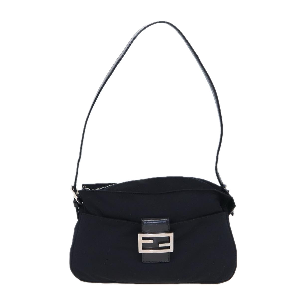 FENDI Shoulder Bag Nylon Black ep4669