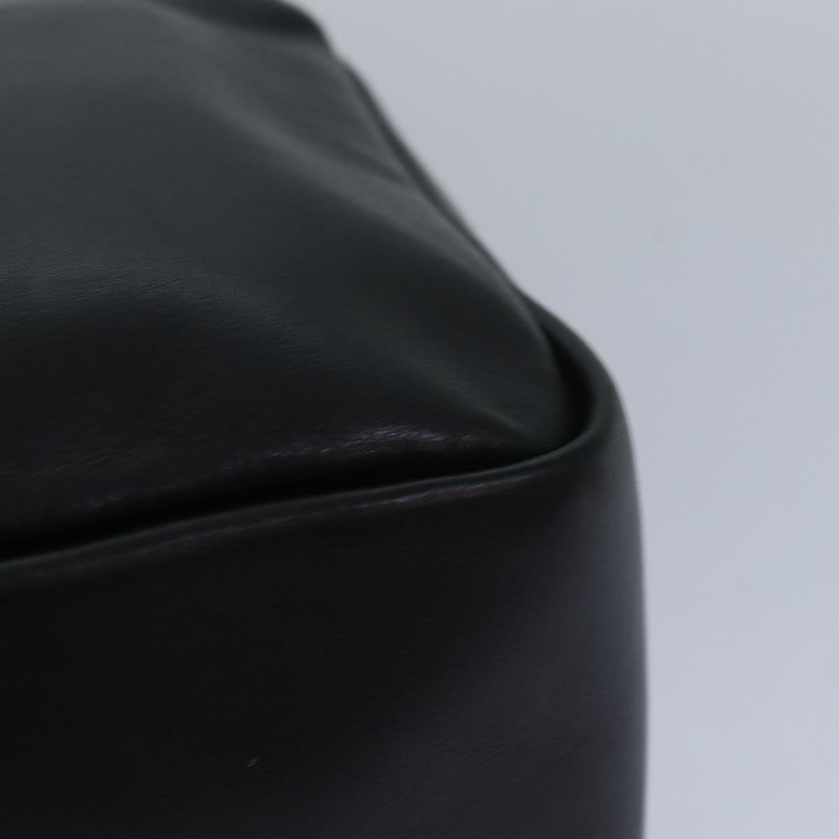 GUCCI Bamboo Hand Bag Leather Black 000 3444 0580 ep4677