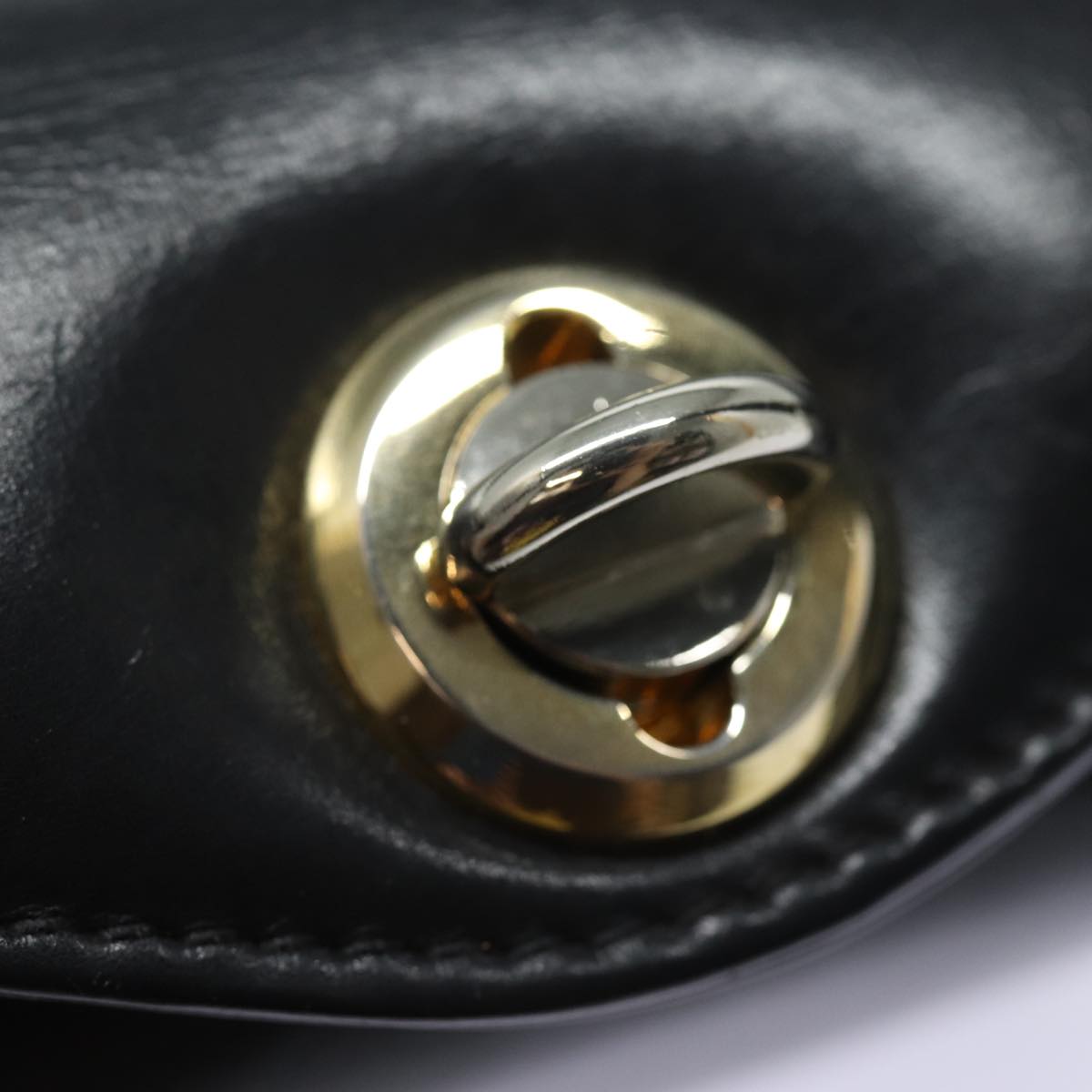 GUCCI Hand Bag Leather Black ep4686