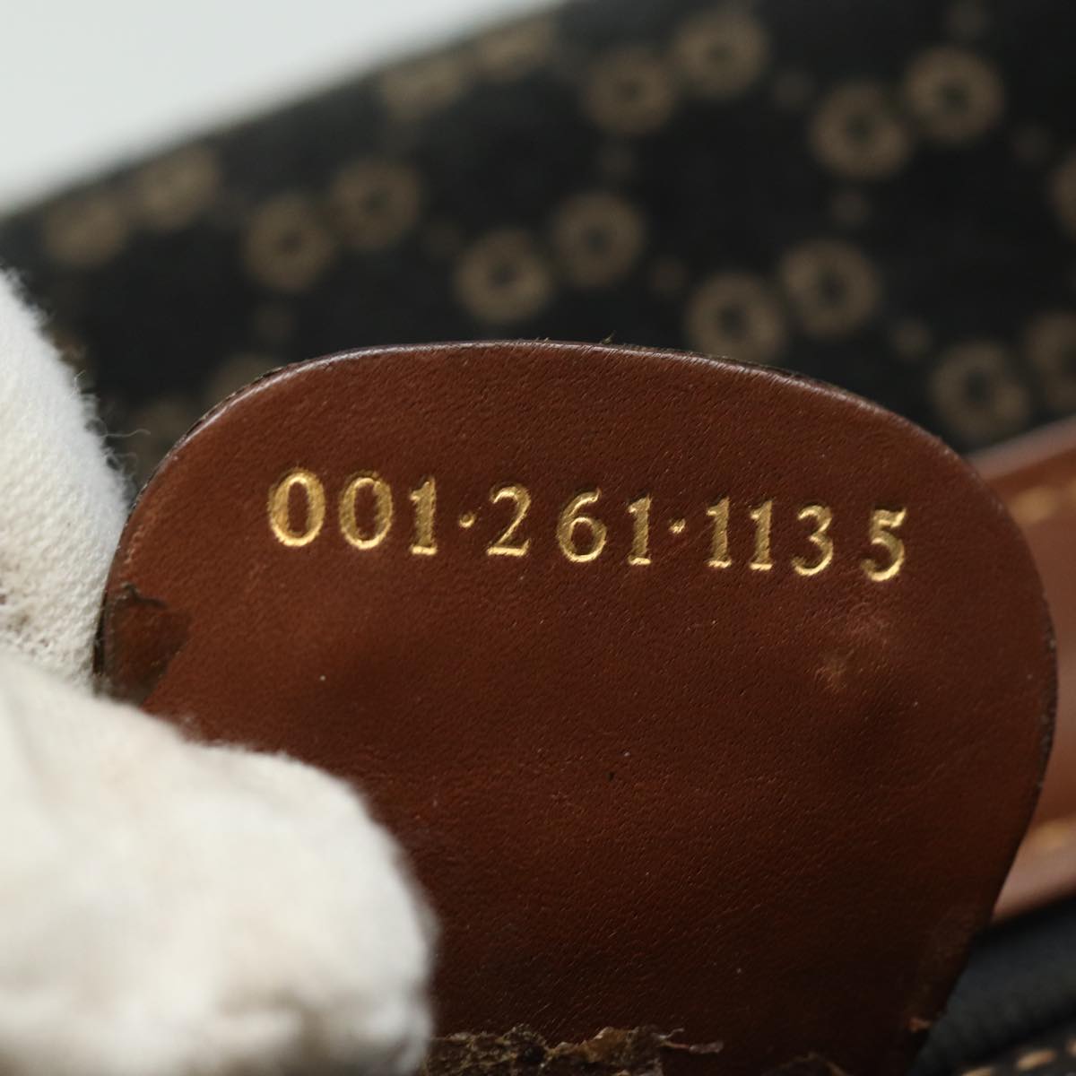 GUCCI Shoulder Bag Leather Black ep4707