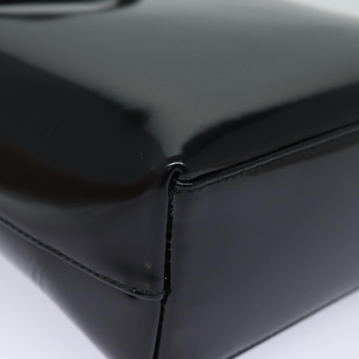 GUCCI Hand Bag Enamel Black 000 2058 ep4728