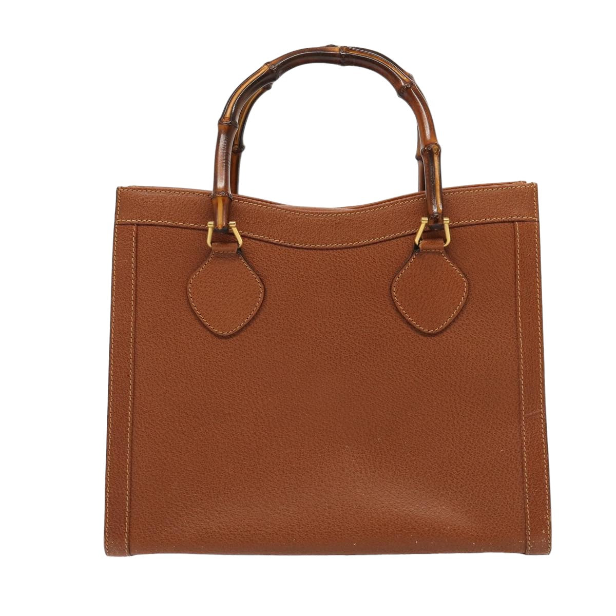 GUCCI Bamboo Hand Bag Leather Brown 002 2853 0260 0 ep4734