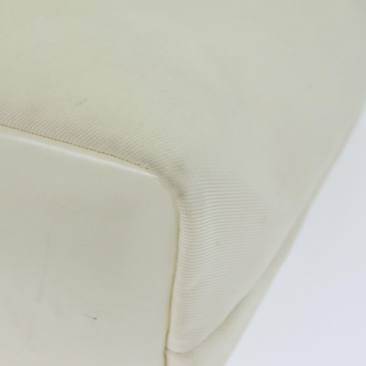 GUCCI Bamboo Shoulder Bag Nylon White 000 1956 0531 ep4742