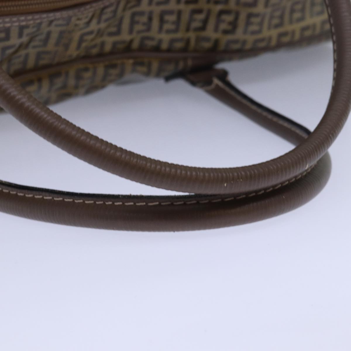 FENDI Zucca Canvas Boston Bag Enamel Brown ep4754