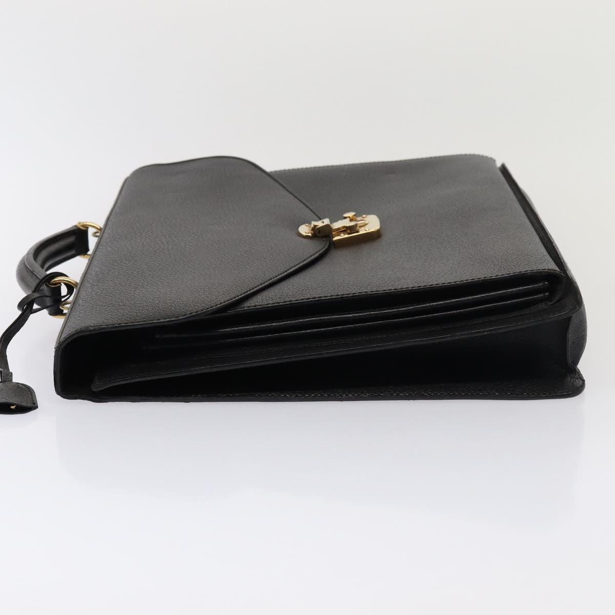 GUCCI Business Bag Leather 2way Black ep4781
