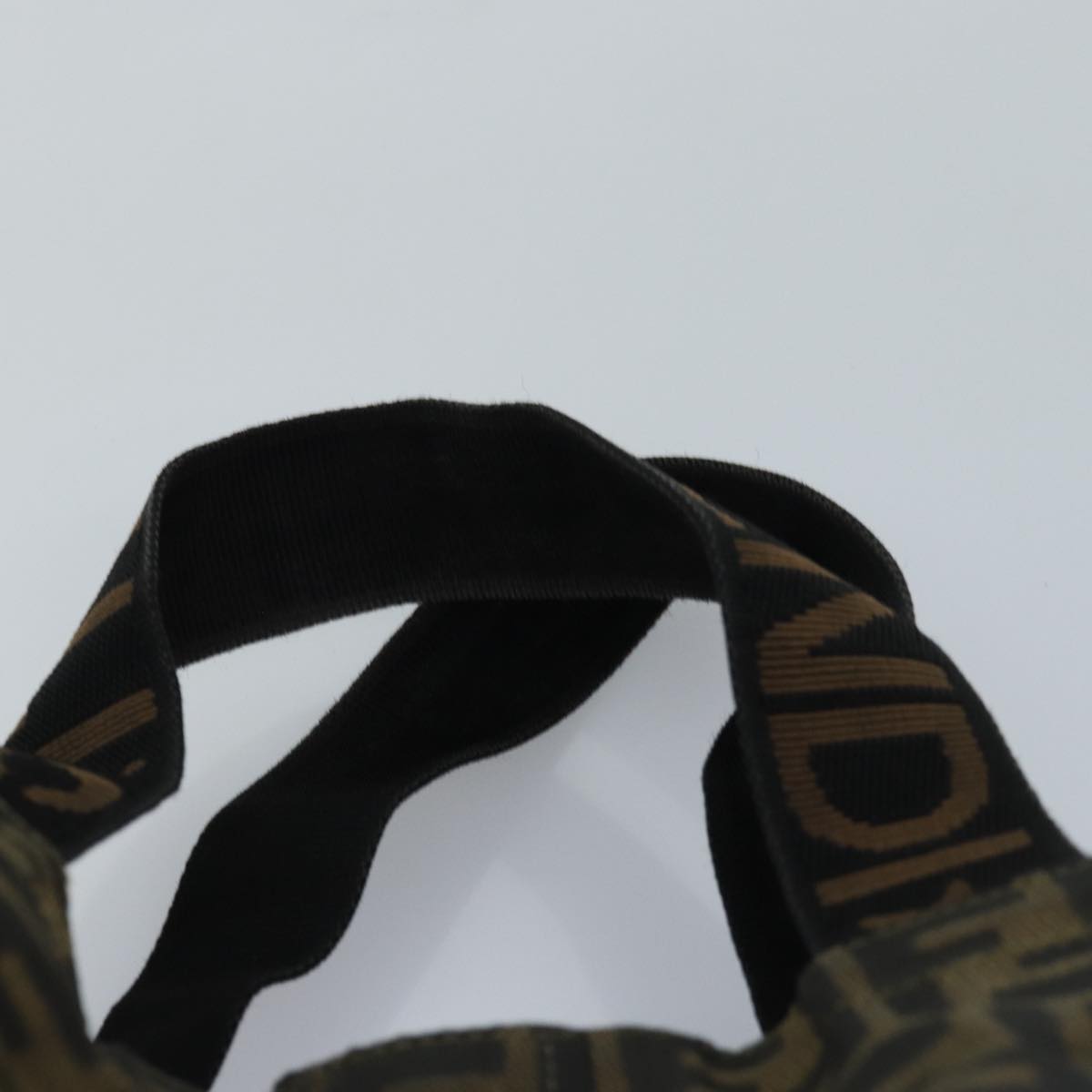 FENDI Zucca Canvas Tote Bag Brown Black ep4787
