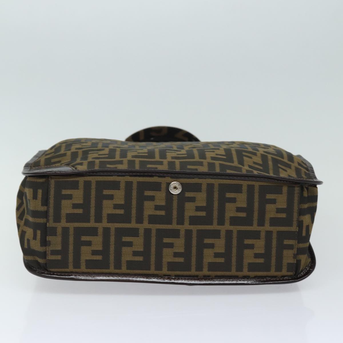 FENDI Zucca Canvas Tote Bag Brown Black ep4791