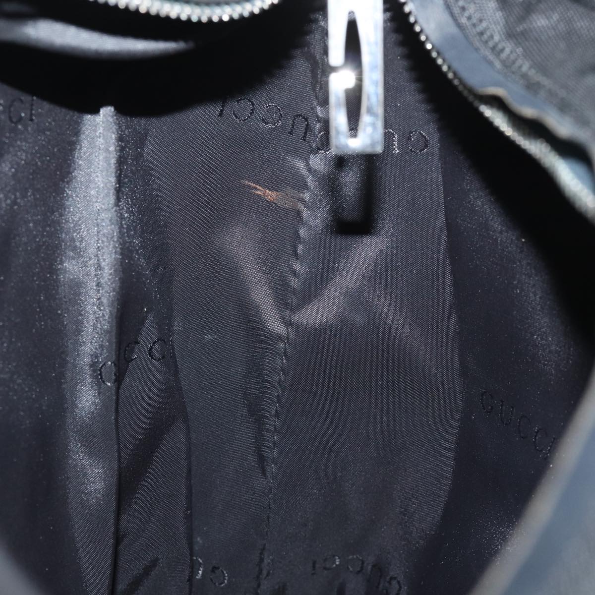 GUCCI Shoulder Bag Nylon Black 001 1955 ep4805