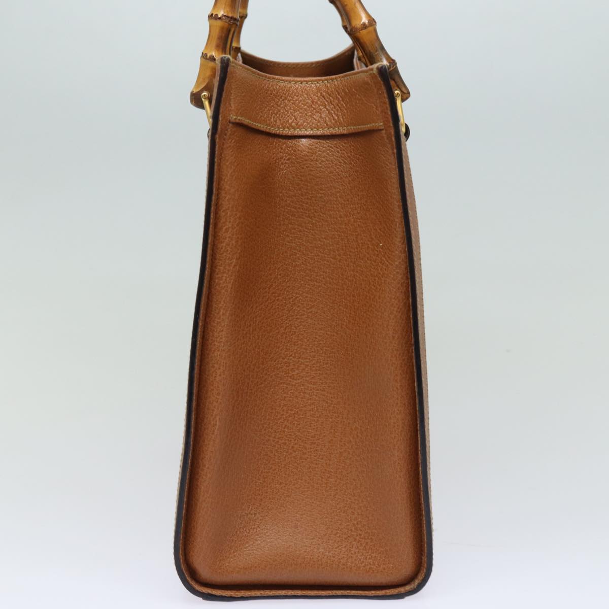 GUCCI Bamboo Hand Bag Leather Brown 002 1186 0260 ep4831