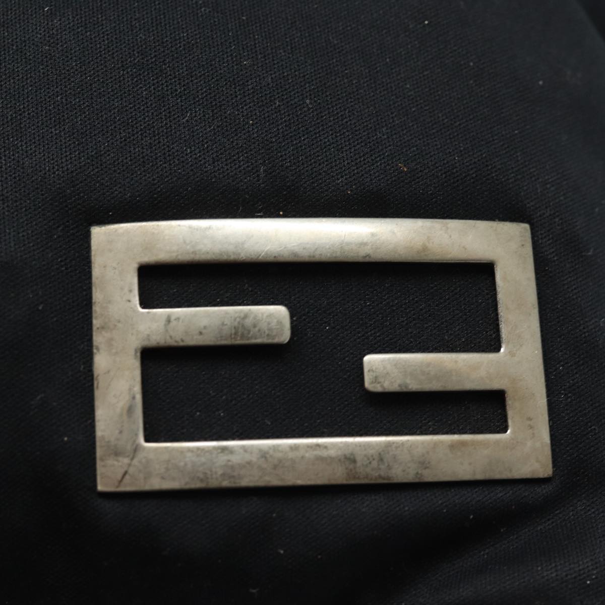 FENDI Hand Bag Nylon Black ep4840