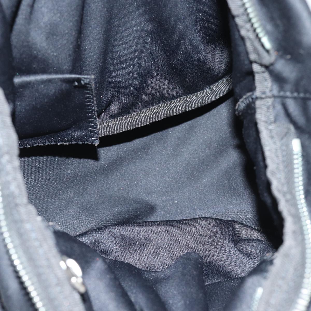 FENDI Hand Bag Nylon Black ep4840