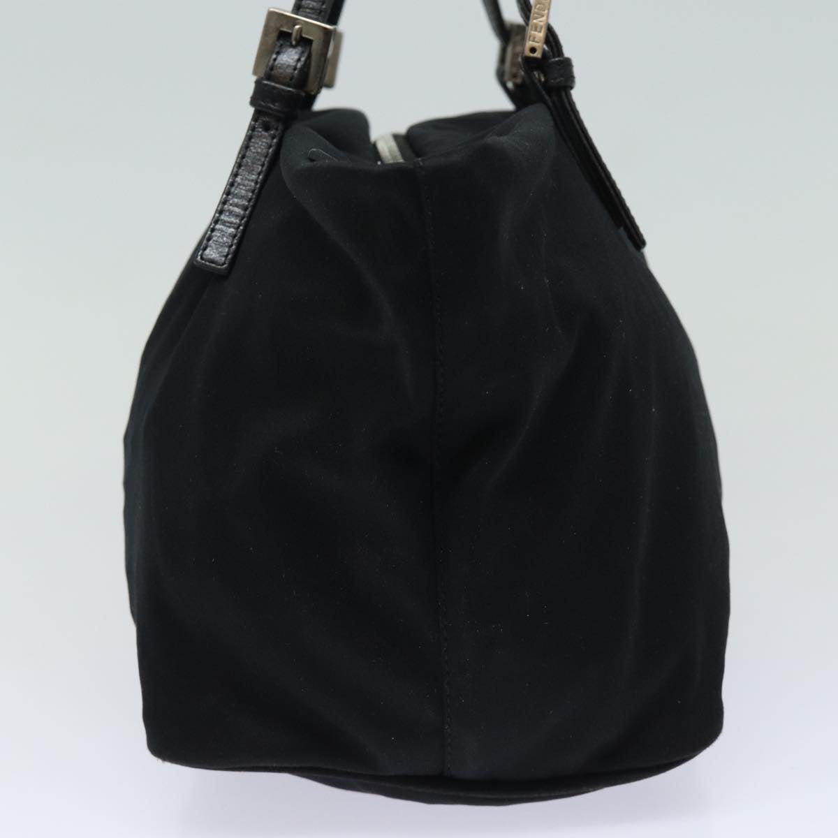 FENDI Hand Bag Nylon Black ep4840