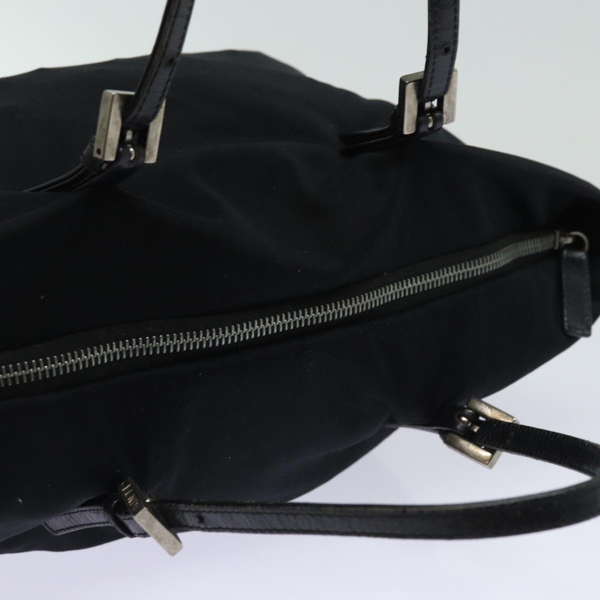 FENDI Hand Bag Nylon Black ep4840