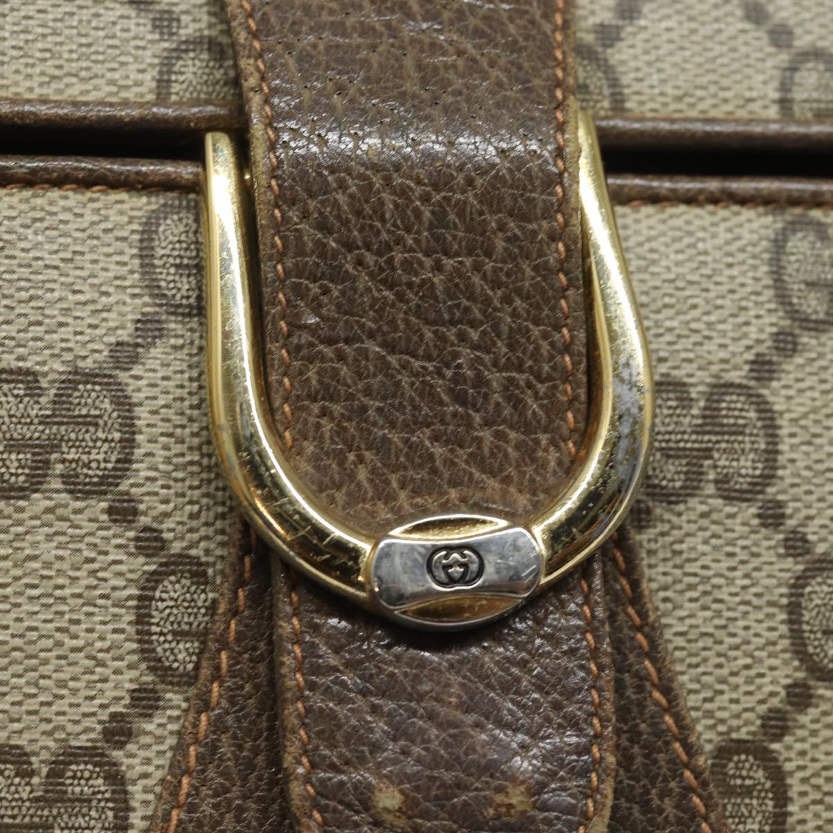 GUCCI GG Supreme Shoulder Bag PVC Beige ep4841