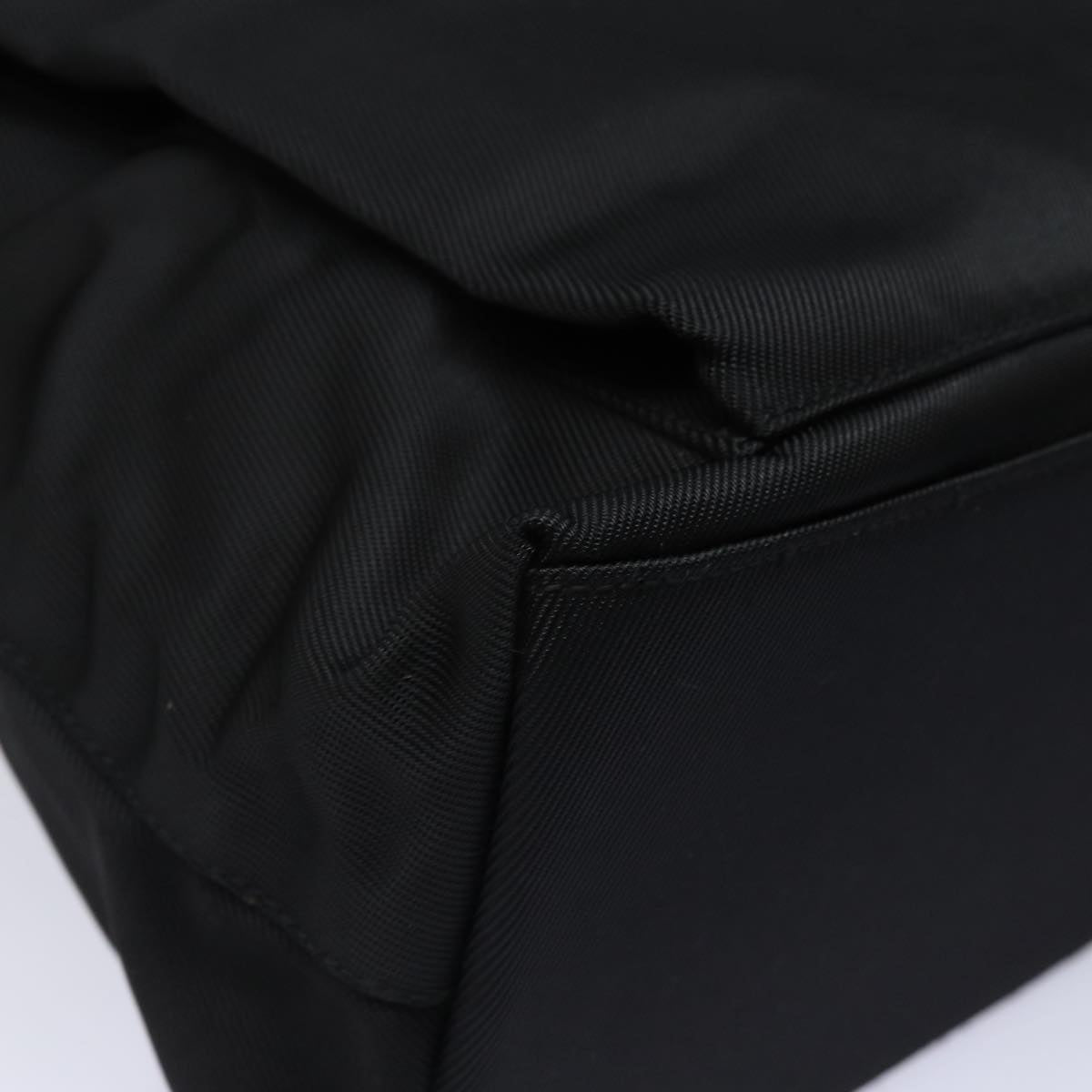 GUCCI Bamboo Hand Bag Nylon 2way Black 002 2122 0503 ep4880