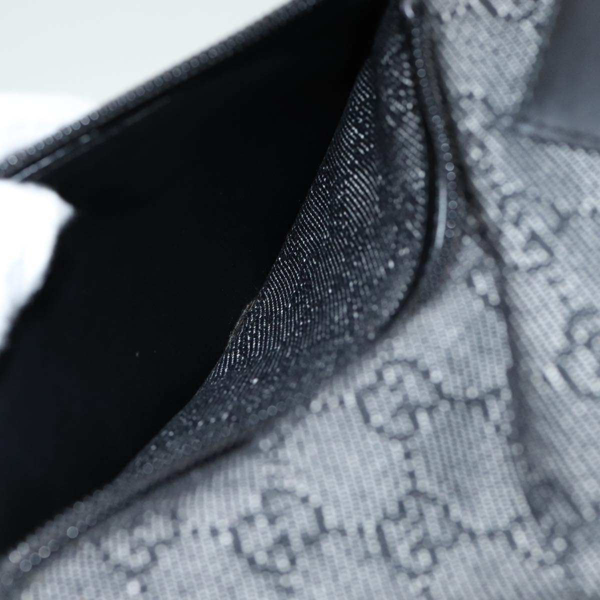 GUCCI GG Canvas Tote Bag Black 28892 ep4884