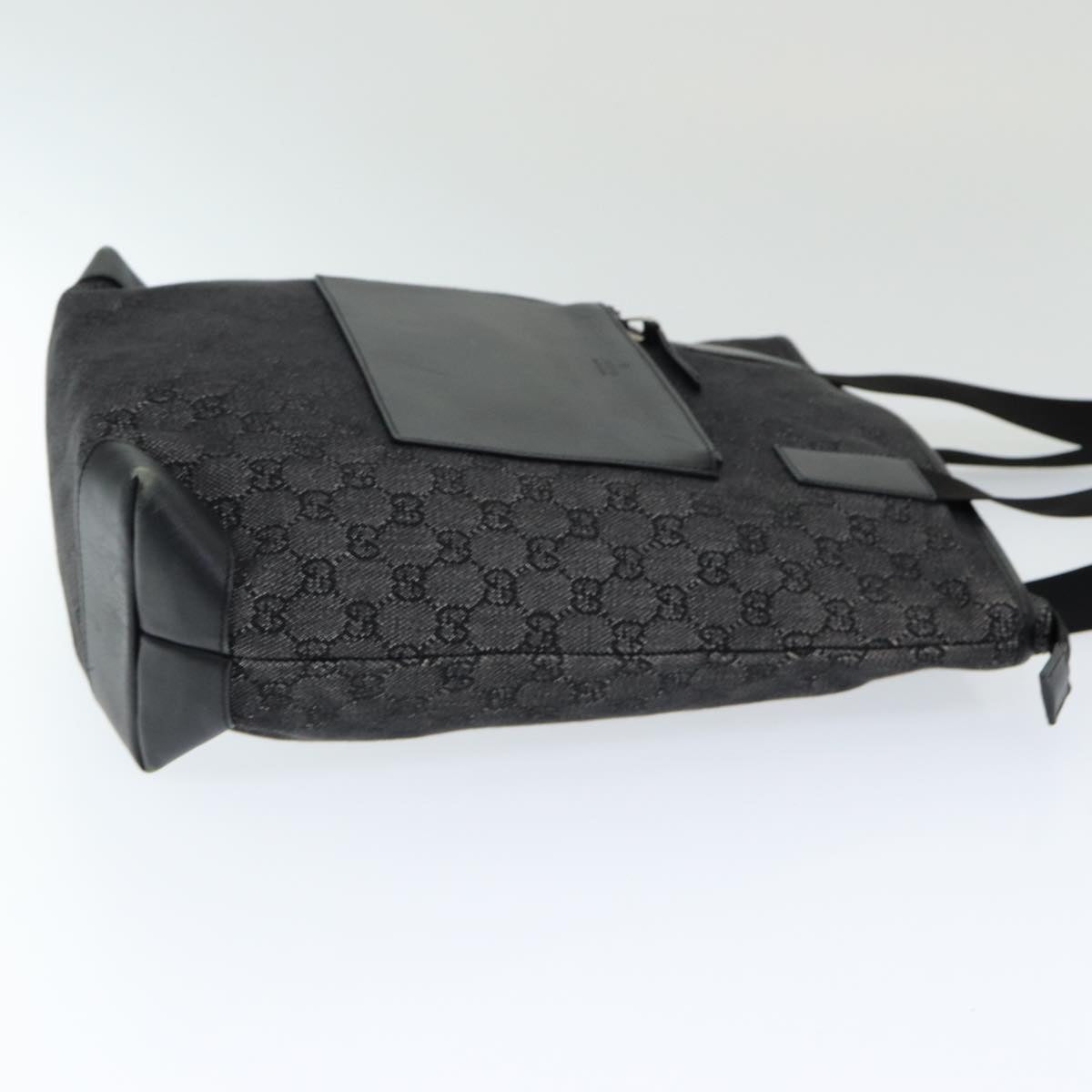 GUCCI GG Canvas Tote Bag Black 28892 ep4884
