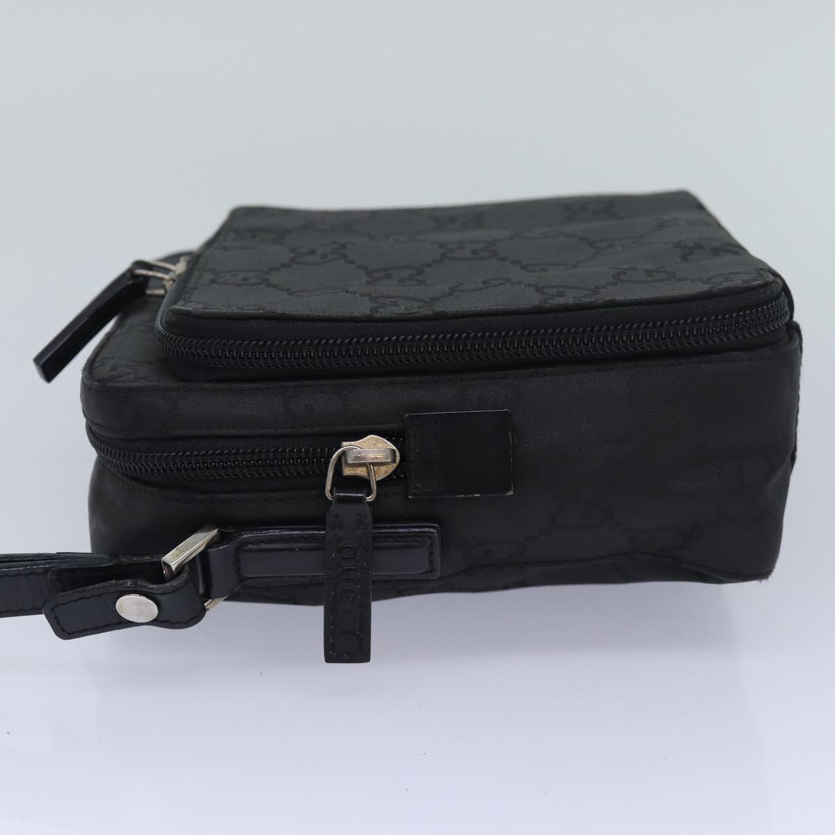 GUCCI GG Canvas Clutch Bag Black 018 1603 ep4897