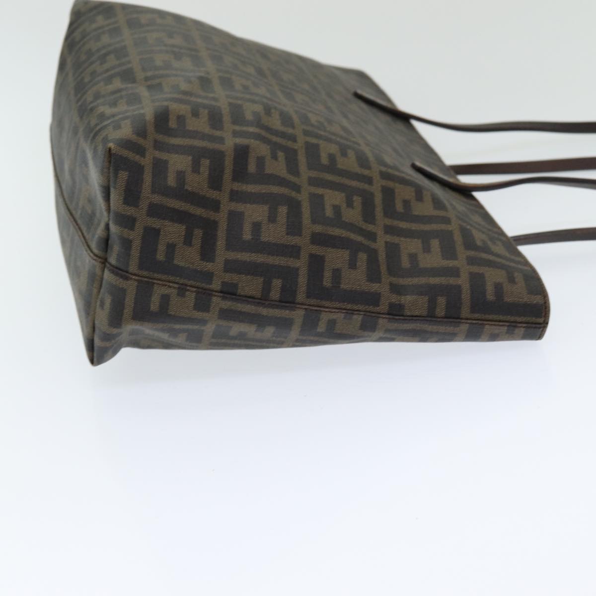 FENDI Zucca Canvas Tote Bag Brown Black ep4925
