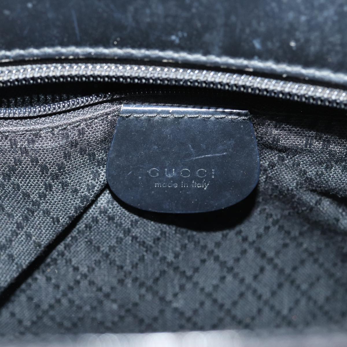 GUCCI Bamboo Hand Bag Nylon Black 002 1998 0353 ep4928