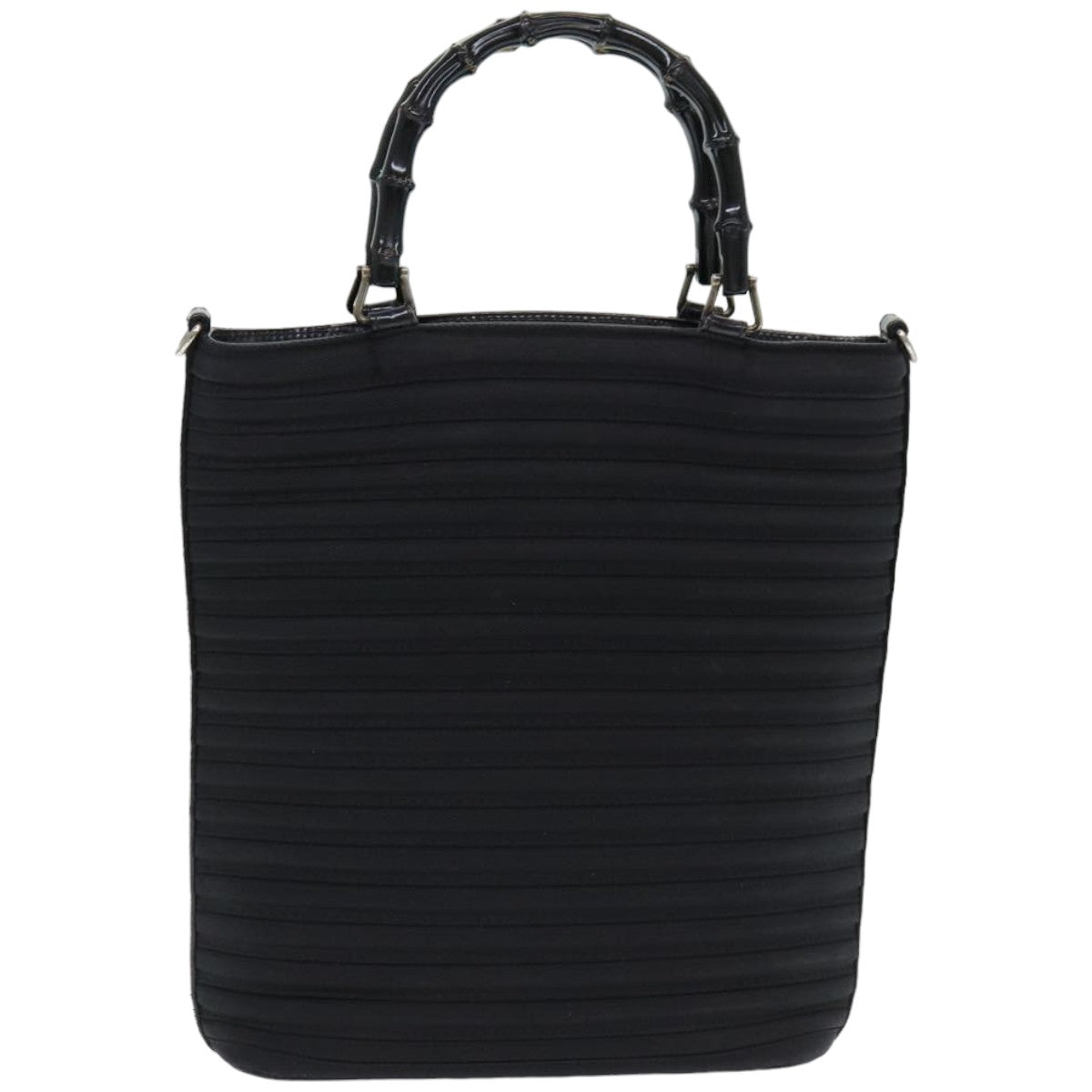 GUCCI Bamboo Hand Bag Nylon Black 002 1998 0353 ep4928