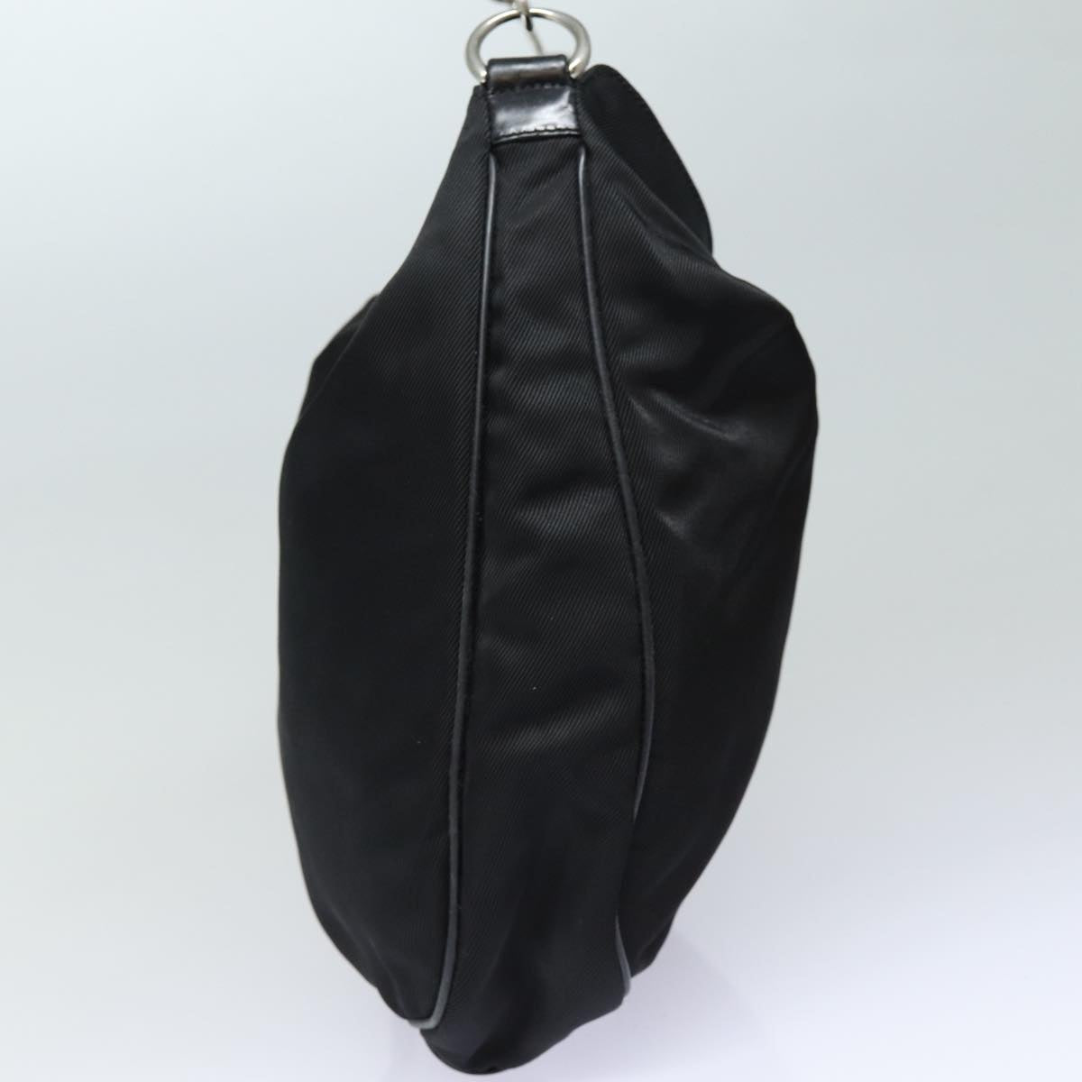 GUCCI Bamboo Hand Bag Nylon Black 001 1577 2615 ep4977