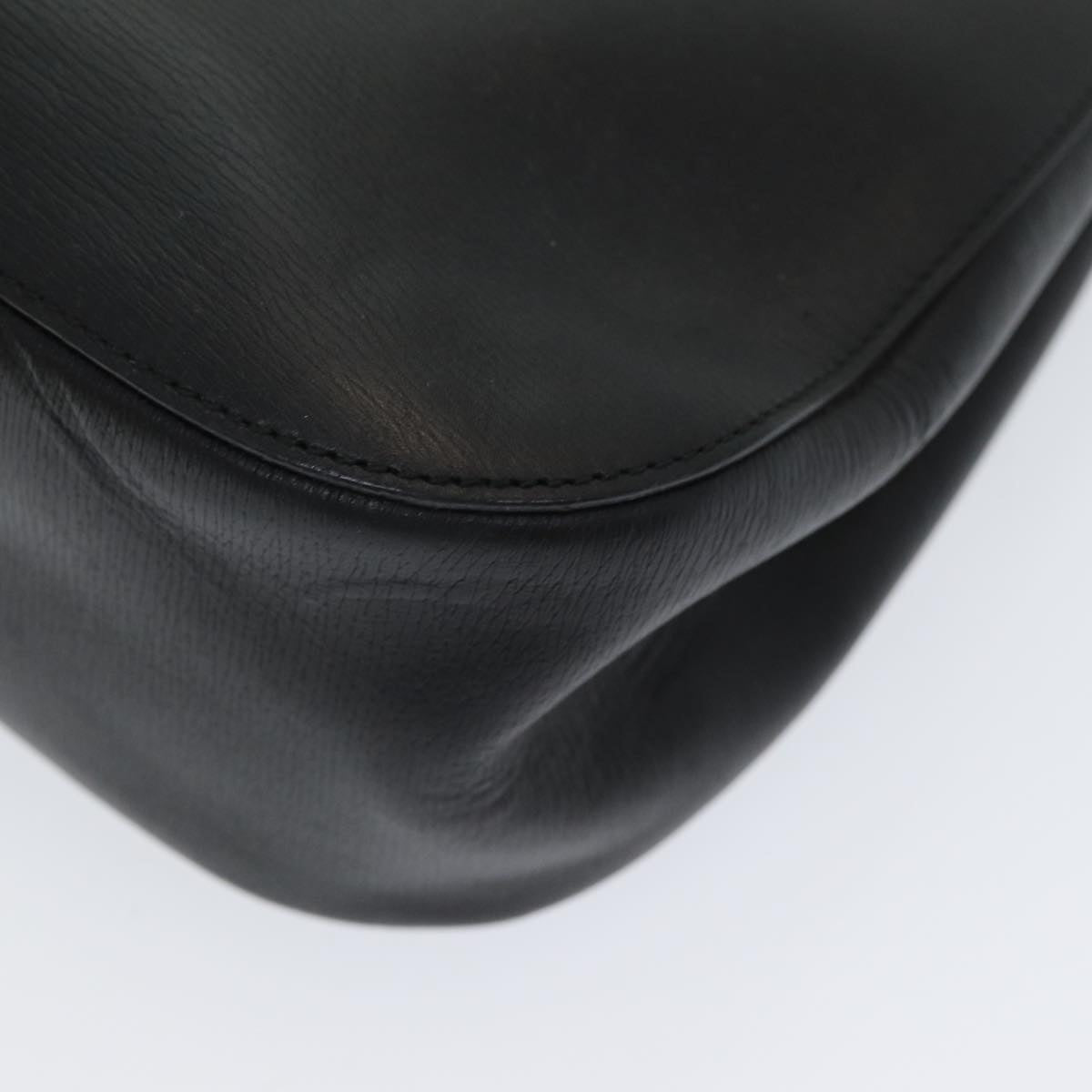 GUCCI Bamboo Hand Bag Leather Black 001 3739 ep4978