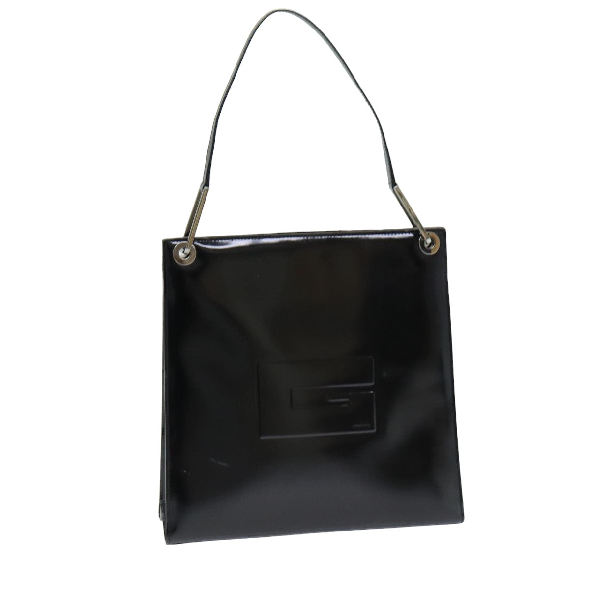 GUCCI Shoulder Bag Enamel Black 001 1013 3037 ep4984
