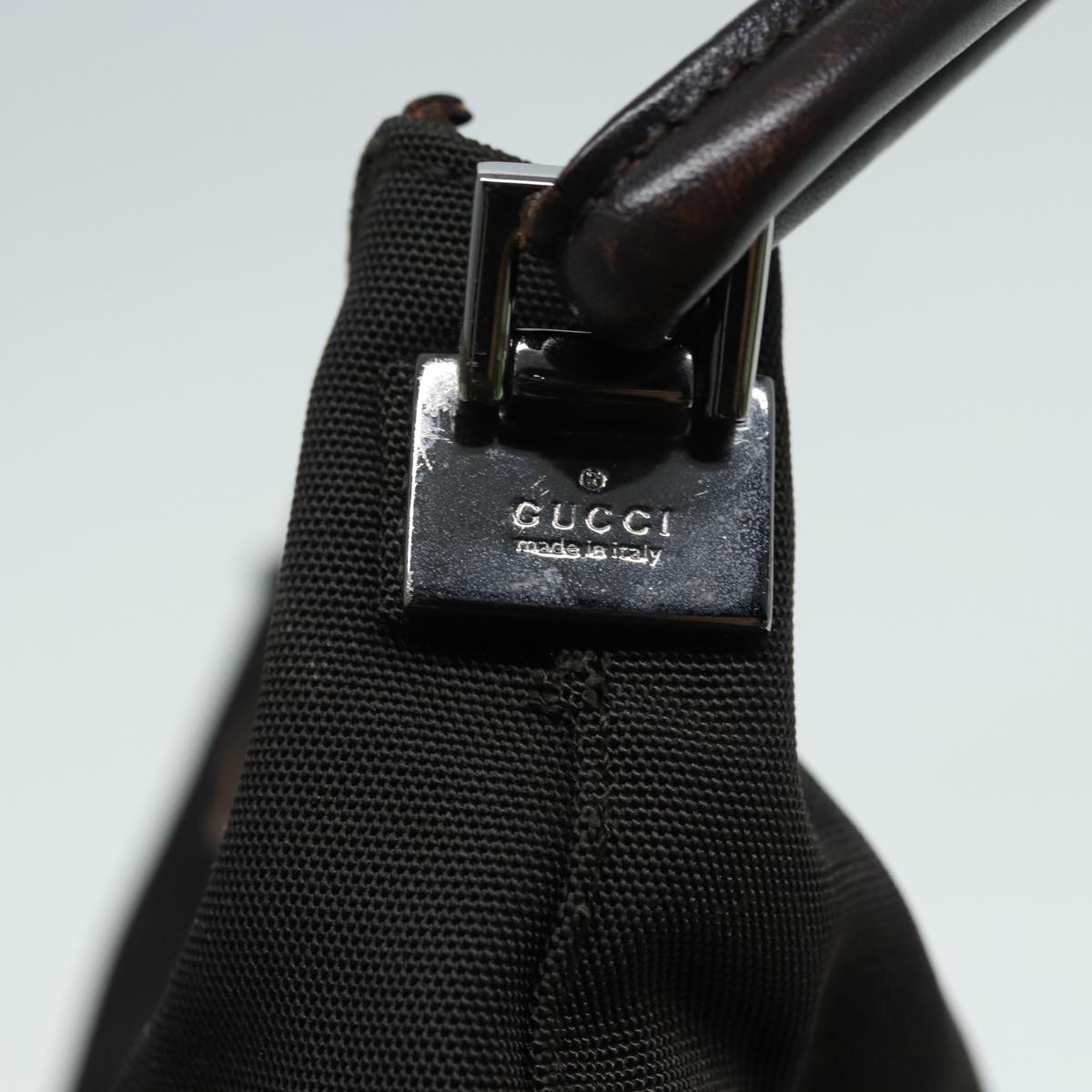 GUCCI Shoulder Bag Nylon Khaki ep4994