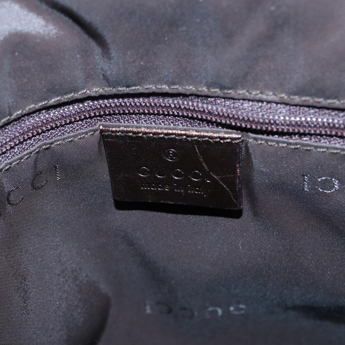 GUCCI Shoulder Bag Nylon Khaki ep4994
