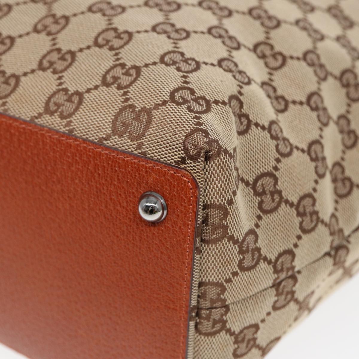 GUCCI GG Canvas Tote Bag Beige 120836 ep5002