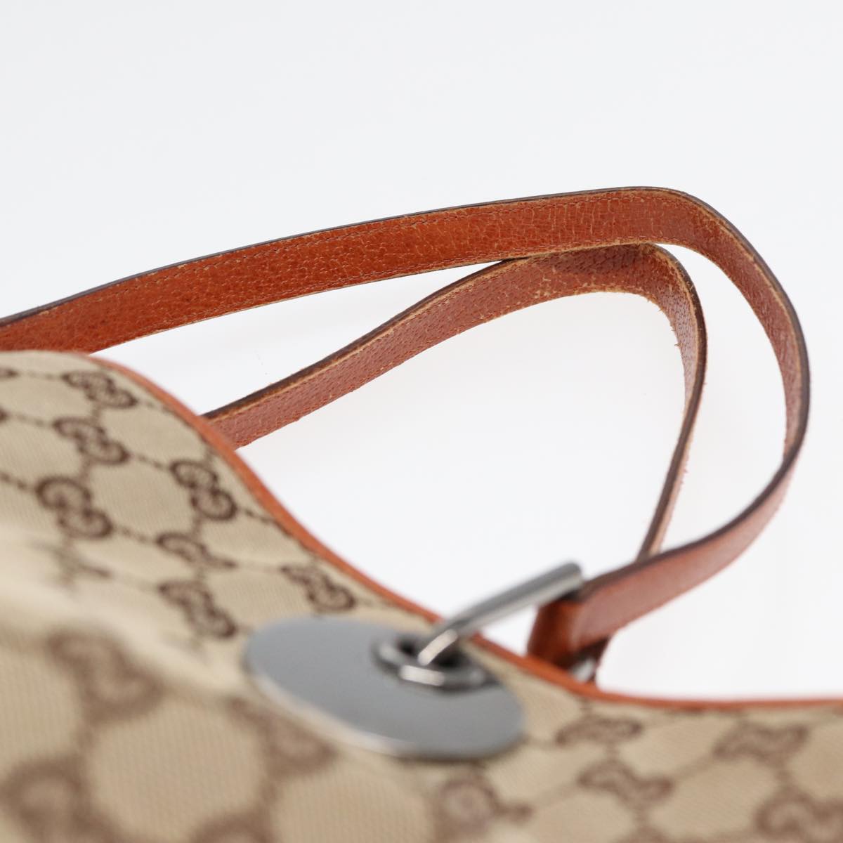 GUCCI GG Canvas Tote Bag Beige 120836 ep5002