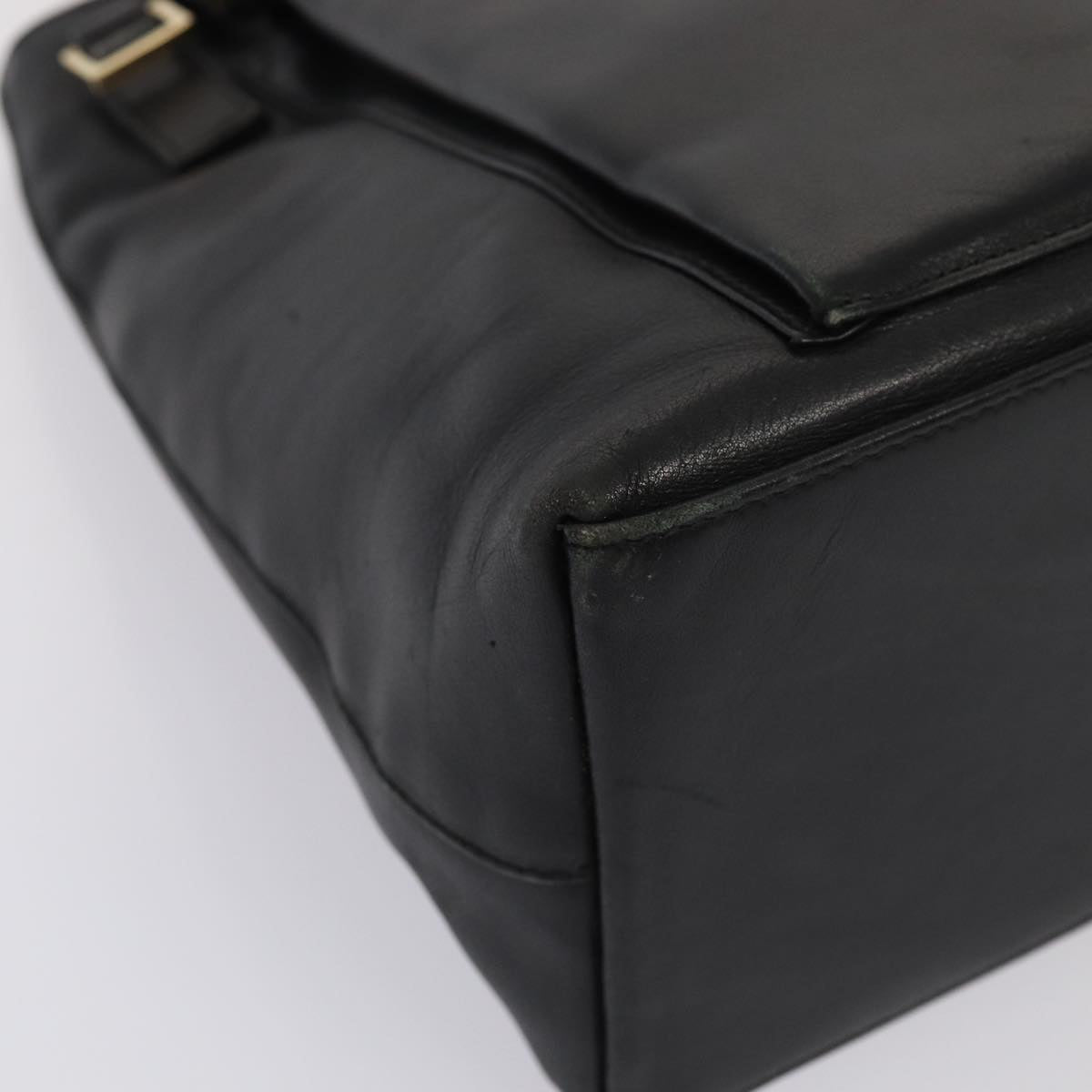 GUCCI Bamboo Hand Bag Leather Black 002 2058 0508 0 ep5055