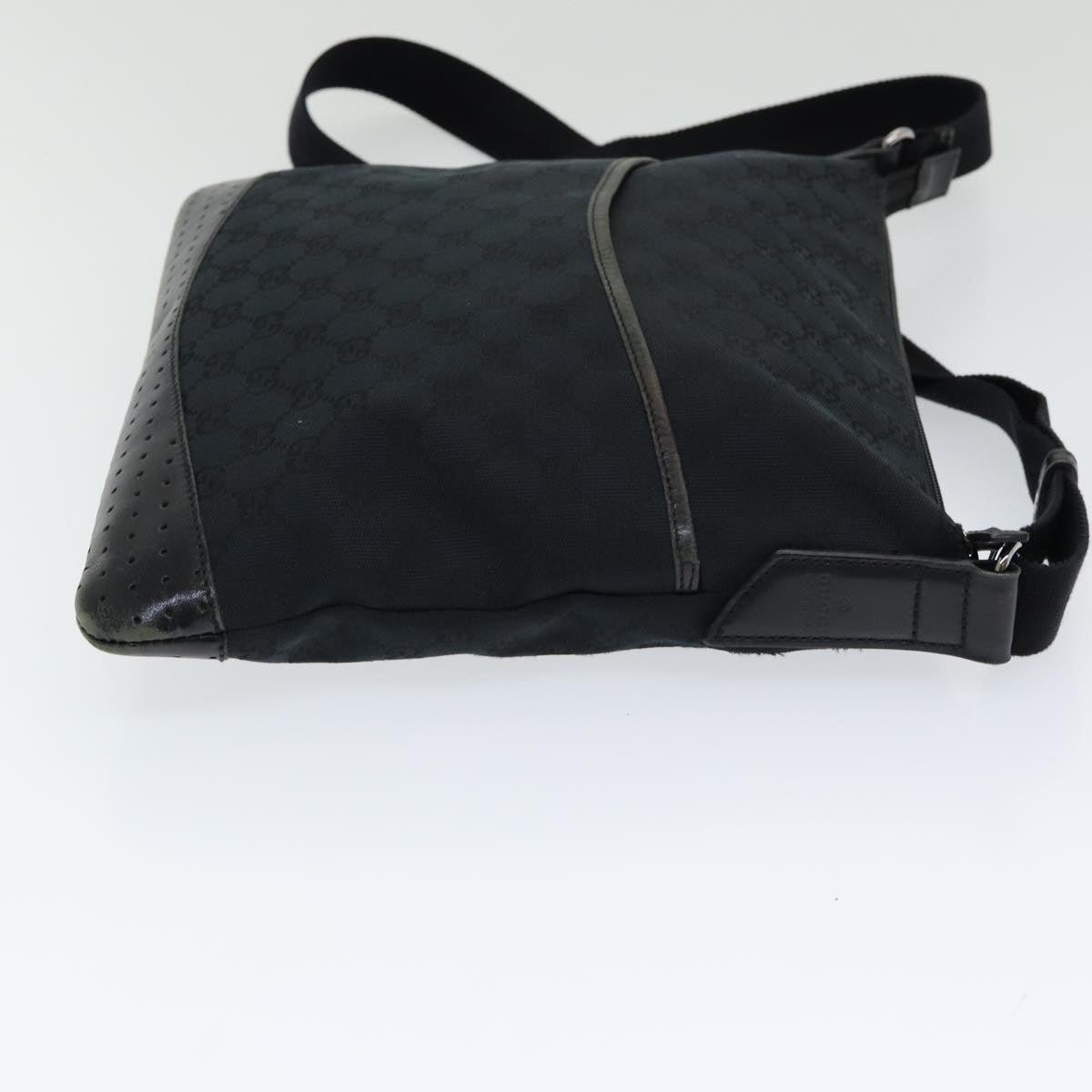 GUCCI GG Canvas Shoulder Bag Black 145857 ep5062