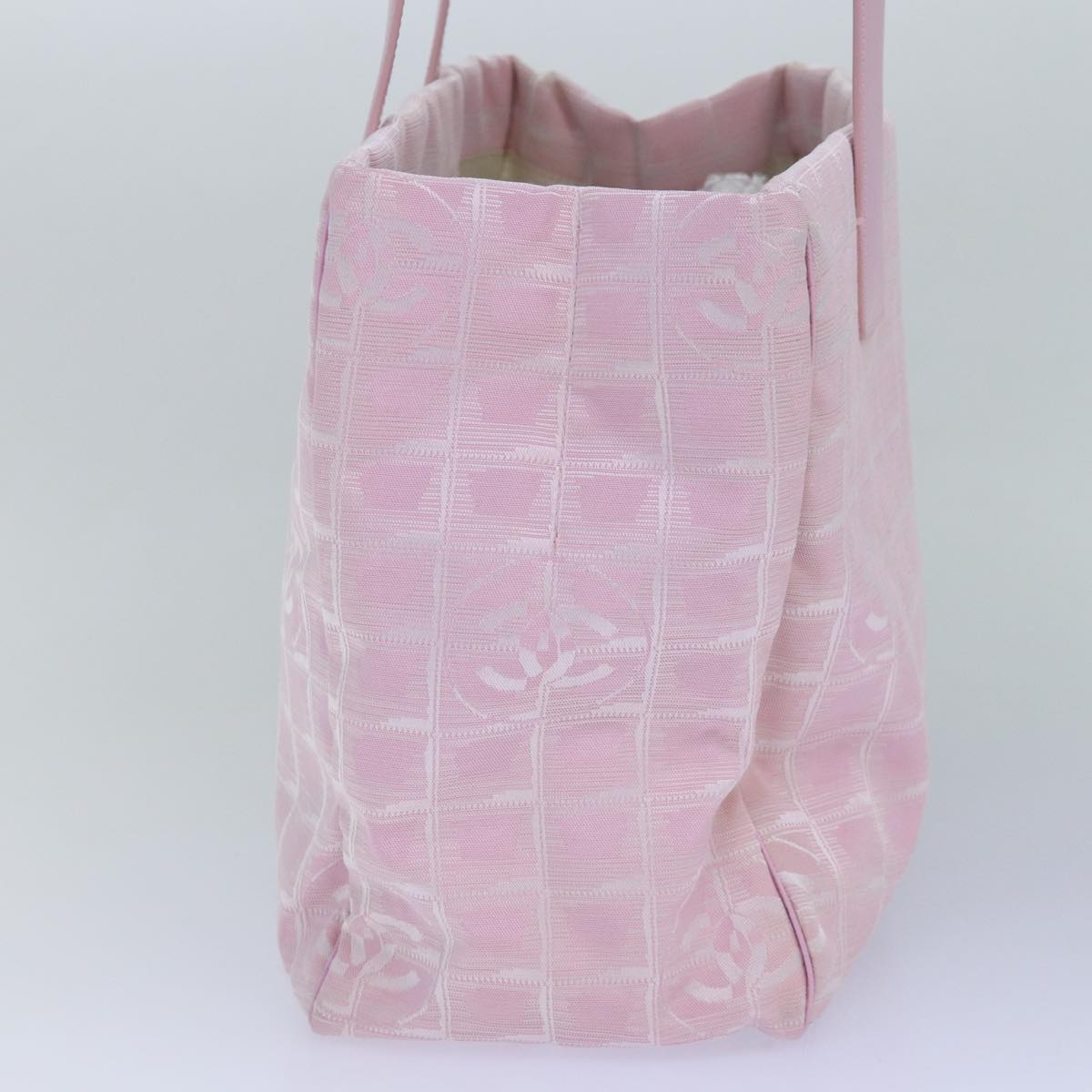 CHANEL New Travel Line Tote Bag Nylon Pink CC ep5068