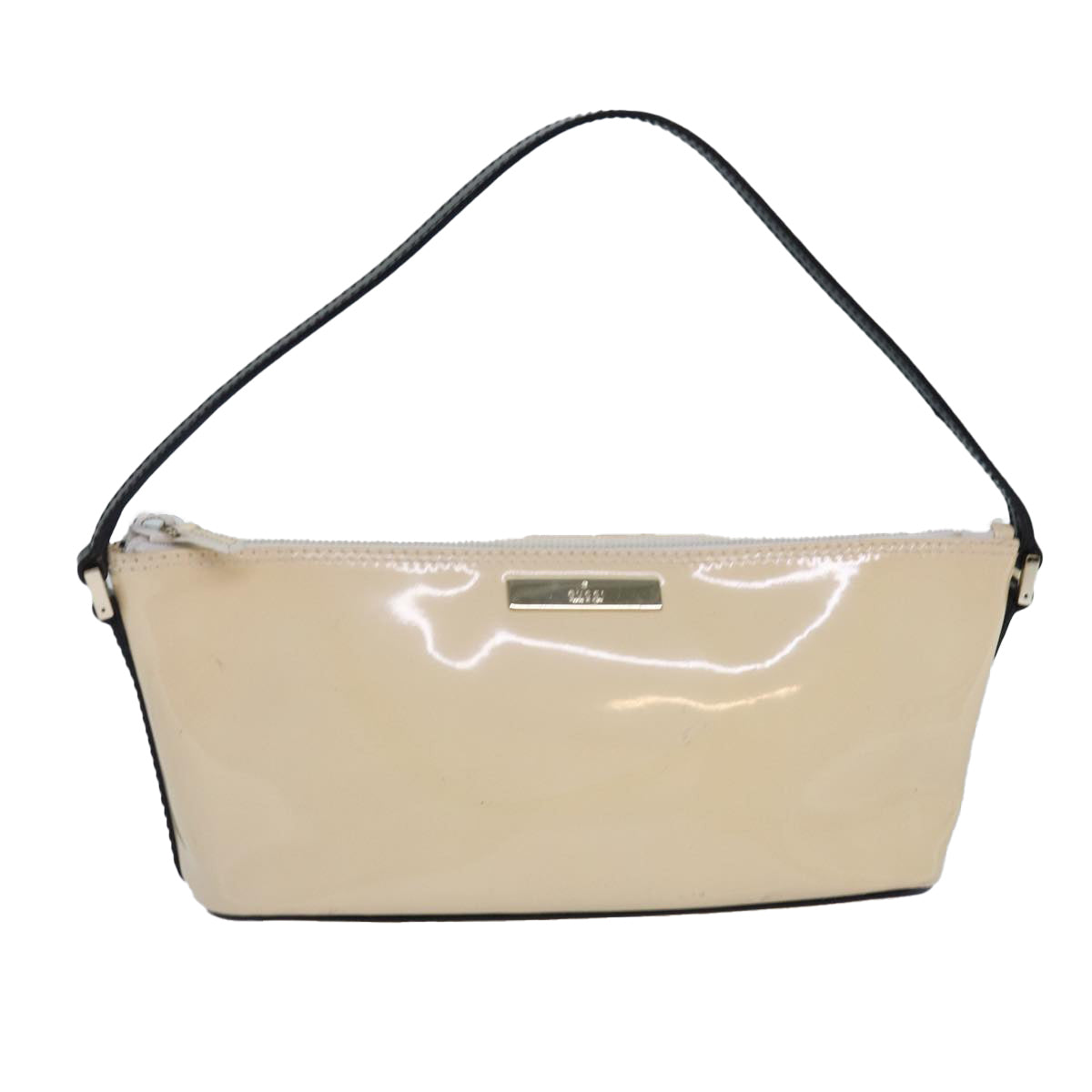GUCCI Accessory Pouch Patent leather Vanilla Gold 039 1103 2123 ep5087