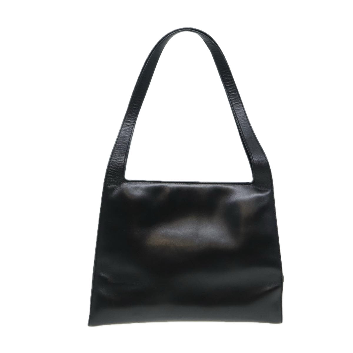 GUCCI Shoulder Bag Leather Black Silver 001 3038 ep5093