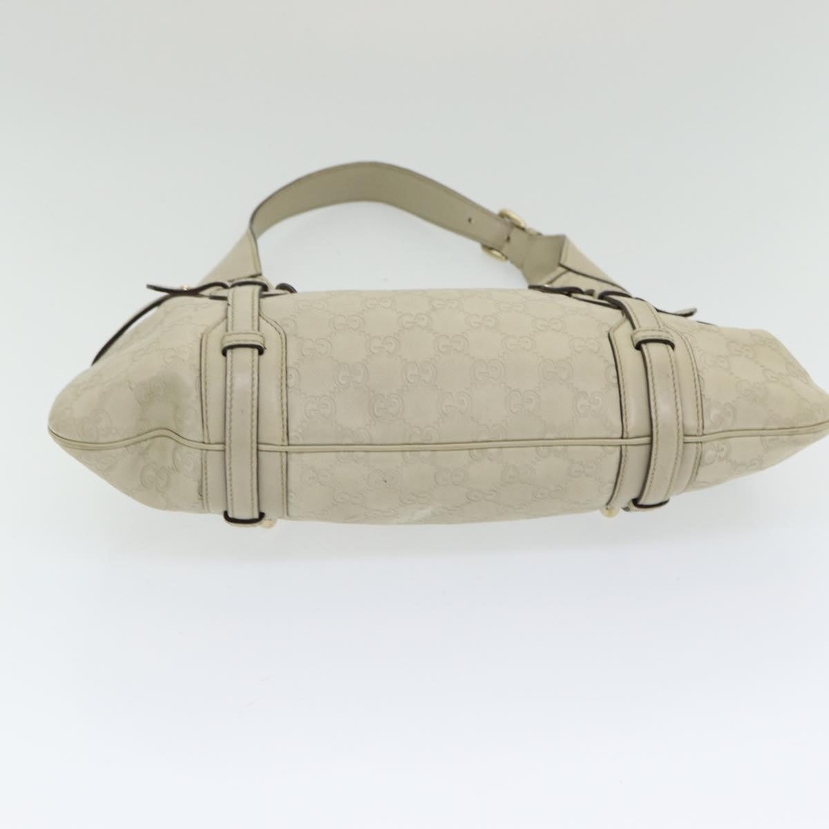 GUCCI Guccissima GG Shoulder Bag Leather Beige ep5109