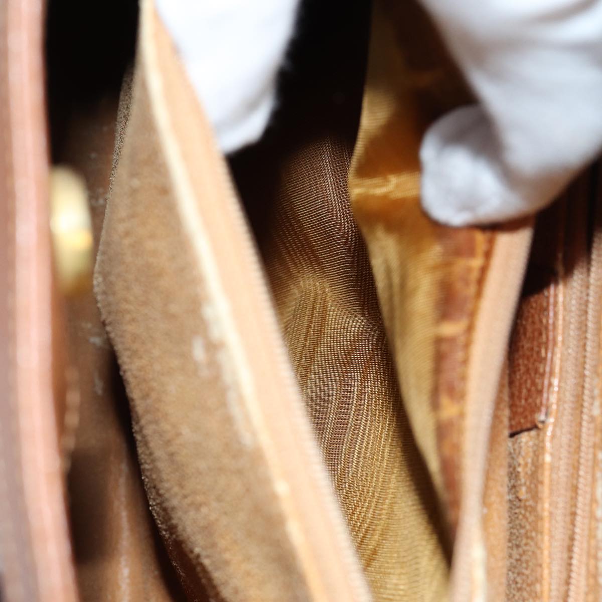 GUCCI Bamboo Tote Bag Leather Brown ep5152